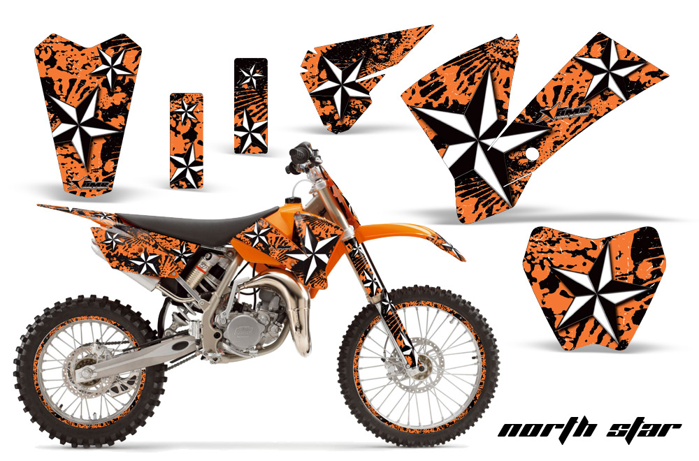 KTM-SX85 04-05 Graphics Kit NS O NPs